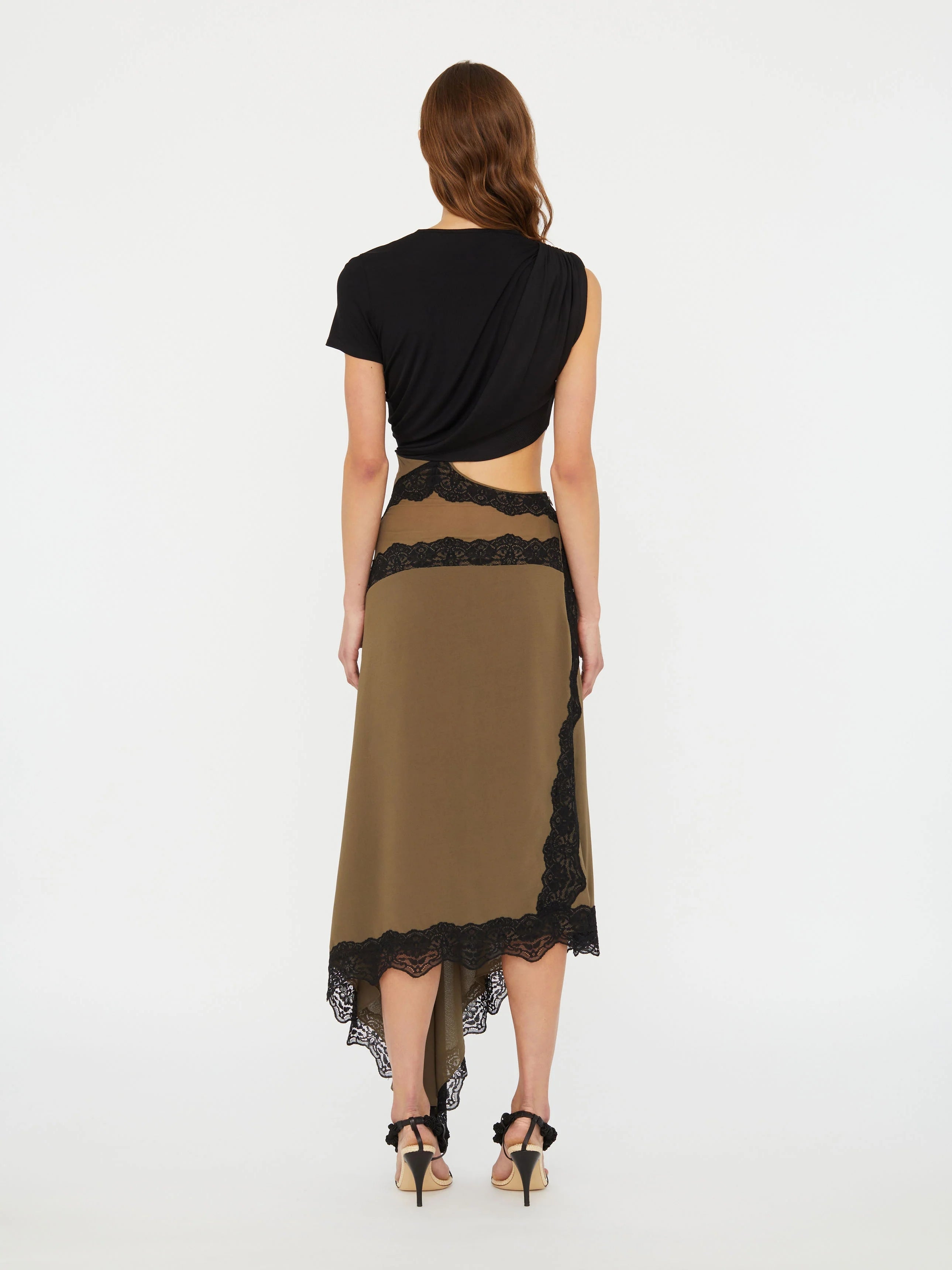Alice | Φόρεμα midi με στριφτή λεπτομέρεια τύπου μπλούζας