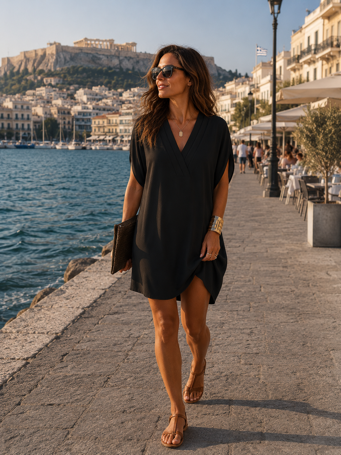 Laura | Φόρεμα Πικέ σε Στυλ Πουκαμίσου