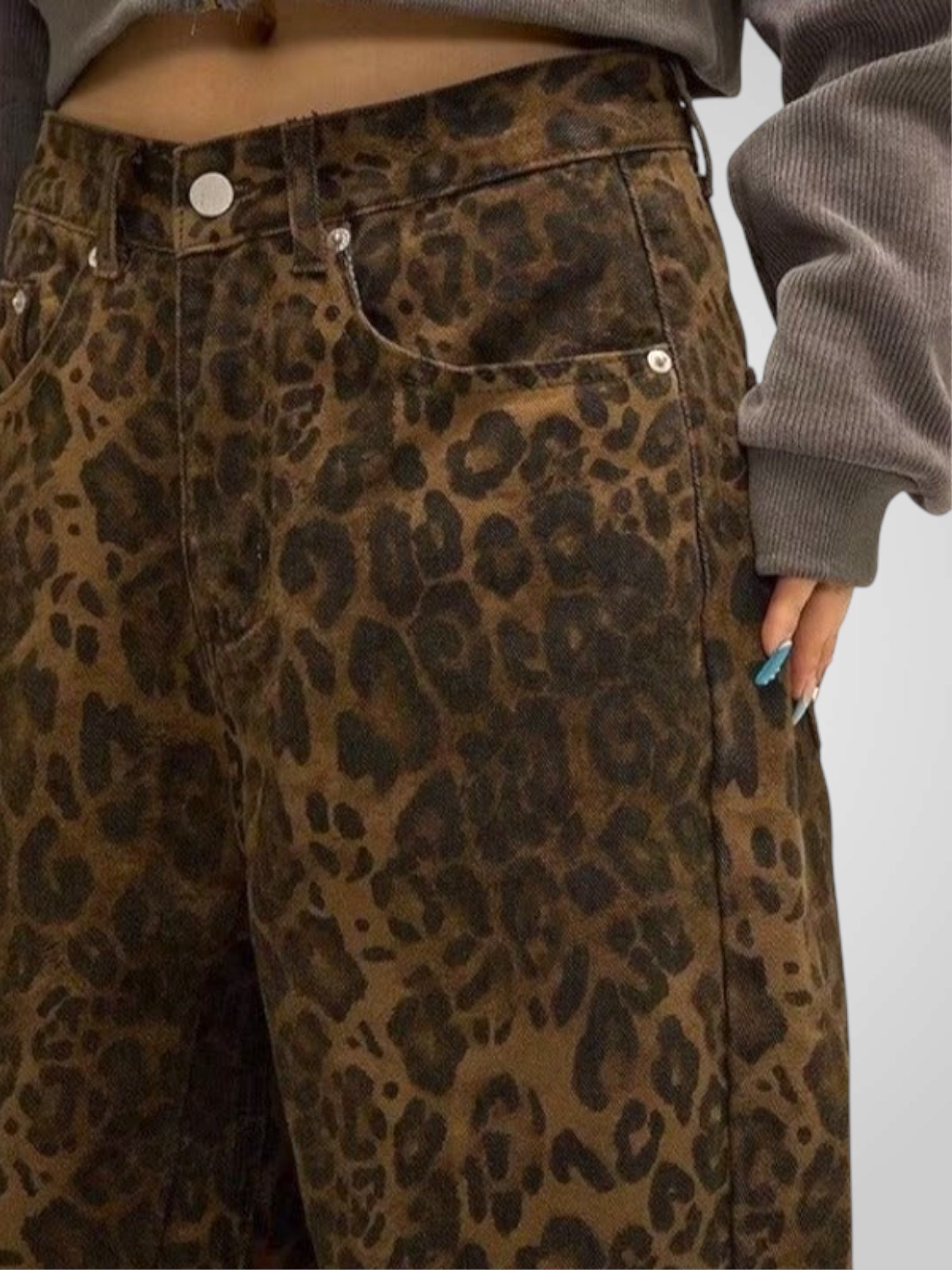 Λεόνι | Γυναικεία Leopard Print Παντελόνι
