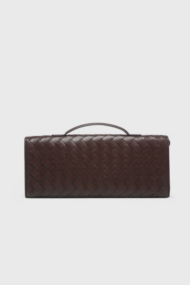 Melanie Τσάντα Clutch με Χρυσή Λεπτομέρεια Κόμπου