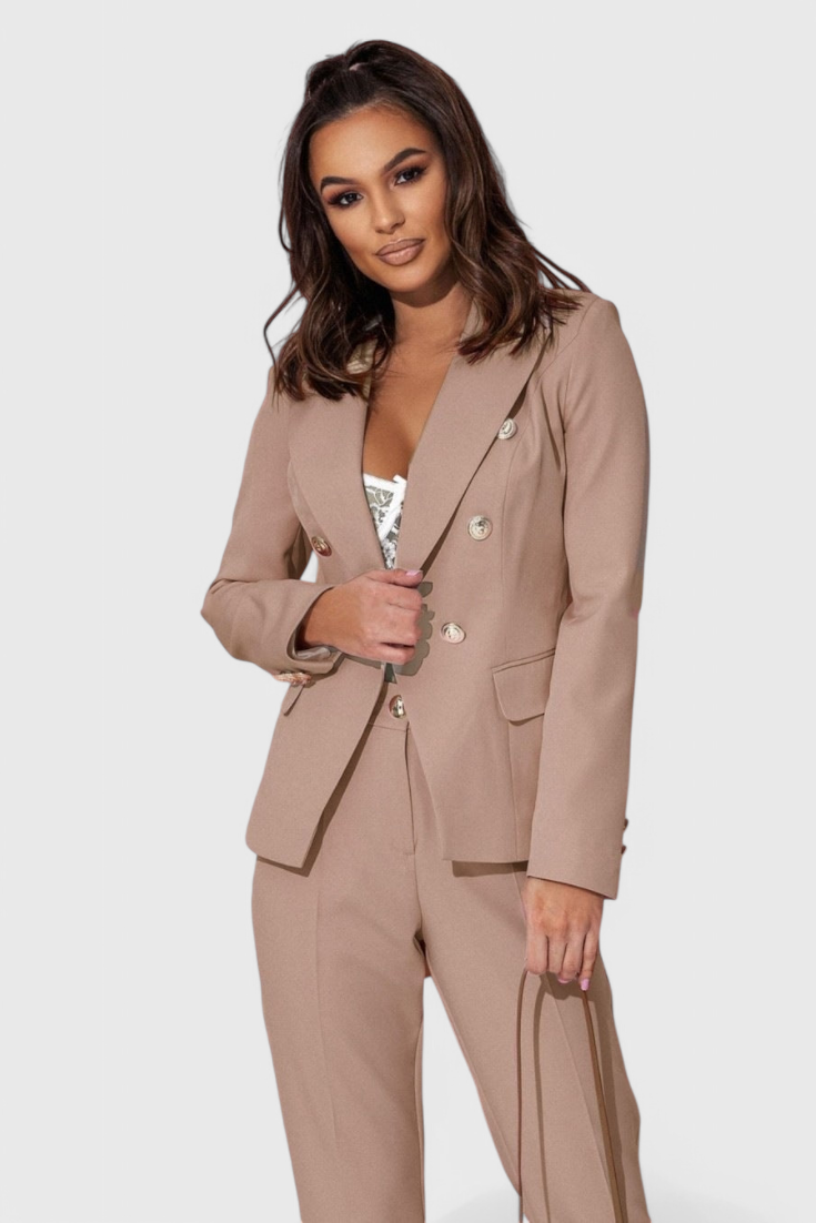 Rosalin Κομψό Σετ με Blazer και Παντελόνι