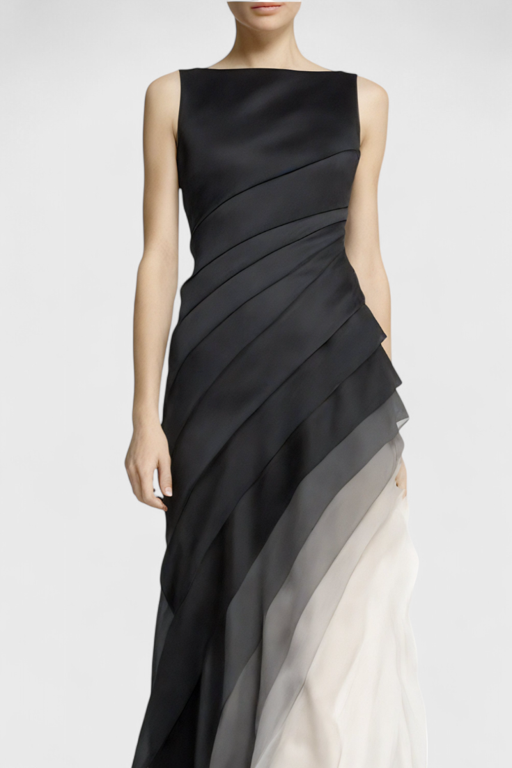 Angela Φόρεμα Layered Gradient